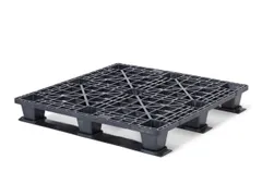 Kunststof Pallet Pe Hxlxb 165X1200X1200Mm Draagverm. 2500Kg 3Sleden