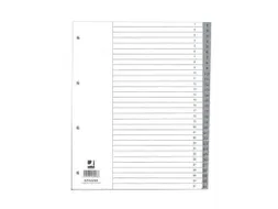 Tabbladen PP Set 1-31 Met Indexblad A4 11-Gaats Grijs