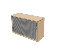 jaloeziedeurkast,HxBxD 720x1200x445mm,1xhouten vloer,1,5 OH,NE-esdoorn