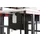CPU-houder,v. paktafel,HxBxD 240-395x115x160mm,wit alu