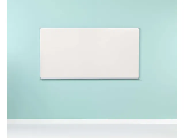 Schoolbord Enkelvlaksbord 120x250cm Magnetisch Wit emaille