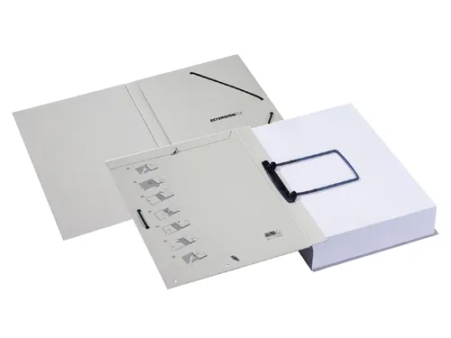 Dossiermap Jalema Extension met clip 310x220mm grijs