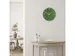 Wandklok Nextime dia 40cm Groen glas/Aluminium Classy Medium