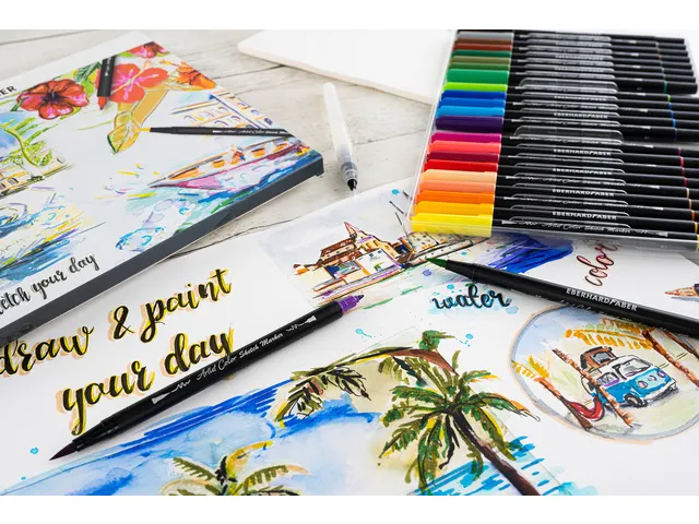 Sketch marker Eberhard Faber 24 stuks assorti kleuren