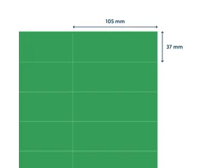 Gekleurde Etiketten 105x37mm Groen 42517 1000 Vel - 4