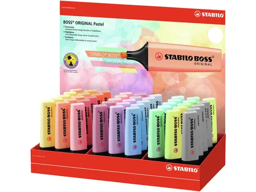 Markeerstift STABILO BOSS Original 70/45 pastel assorti display