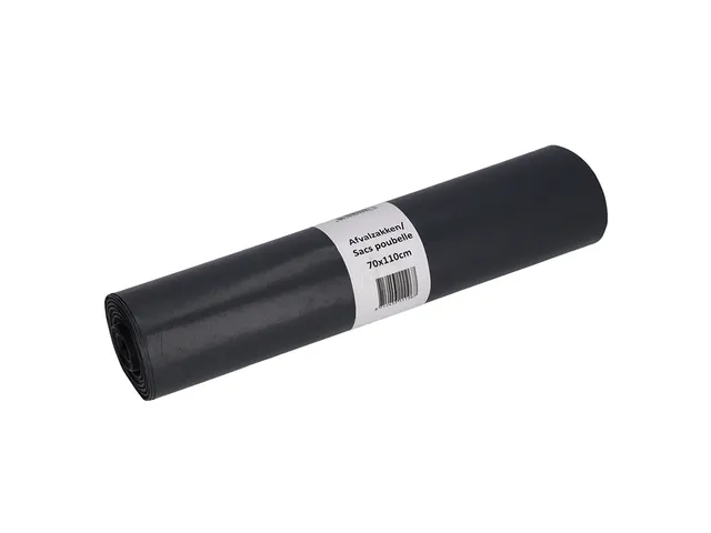 Afvalzak Cleaninq 70x110cm LDPE recycled T70 120 Liter grijs