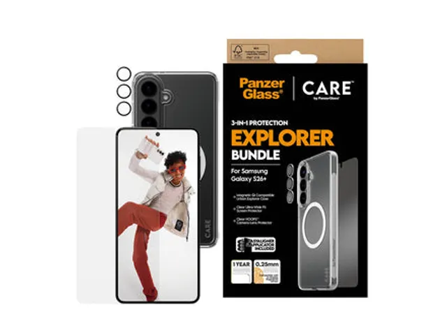 PanzerGlass CR34288, Hoes, Samsung, Galaxy S26+, 17 cm (6.7 inch), Tra