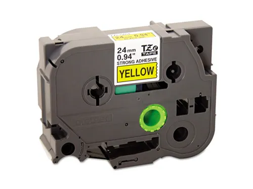 NEUTRAL Labeltape P-touch TZE-S651 24mmx8m Zwart op Geel gelamineerd