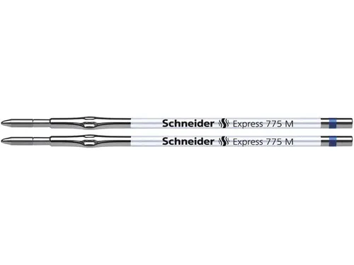 Balpenvulling Schneider Express 775 M 2 stuks op blister blauw