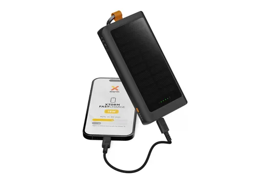 Powerbank Xtorm Solar and Light 10.000 zwart