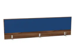 opzetpaneel bureau aanbouw achter NP-tiepolo nut BN6016-blauw 2000mm