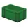 Euronorm-stapelbak 4.5l 50x400x300mm Wanden/bodem Gesloten Groen
