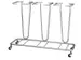 Support Sacs De Tri Sélectif Inox 3Sacs De 70L Fixe