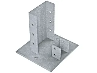 voetplaat,v. palletstelling,BxD 211x200mm,staal vuurverzinkt - 1