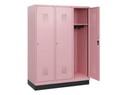 schoollocker,HxBxD 1630x1200x500mm,3vak,vak B 400mm,cil.-slot,sokkel