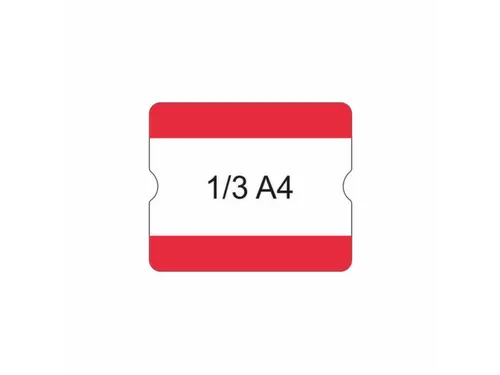 beschrijfbare hoes,markering HxB 216x180mm,PVC,rood