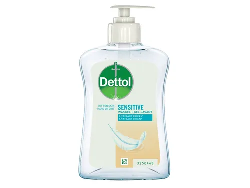 Dettol Handzeep Hypoallergenic Antibacterieel Sensitive 250 ml