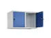 opzetkast,v. locker,2vak.,vak B 400mm,HxBxD 500x800x500mm,draaigrendel