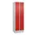locker,HxBxD 1950x600x500mm,2vak,vak B 300mm,draaigrendel,sokkel