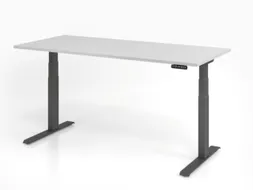 Elektrisch in hgte vst. zit-sta-bureau,HxBxD 640-1290x1800x800mm