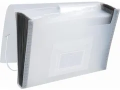 Voorordner A4 PP 13 Vaks Elastieksluiting Transparant