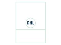 Retourlabel DHL label A4 210x102mm 100 Vel
