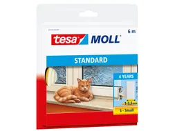 Tochtstrip Tesa Moll 05559 i profiel 9mmx6m wit