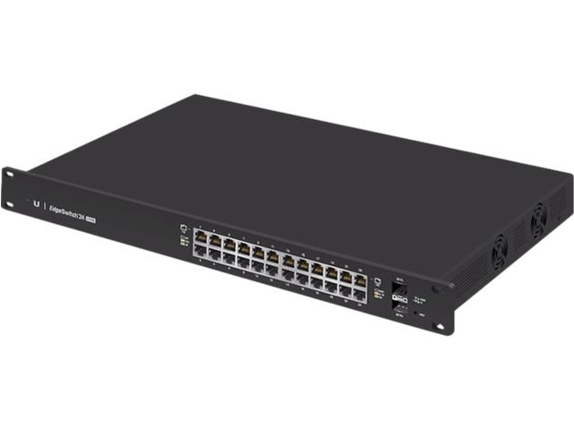 ES-24-250W Ubiquiti Edge Switch Standalone 24XRJ45 2XSFP Zwart