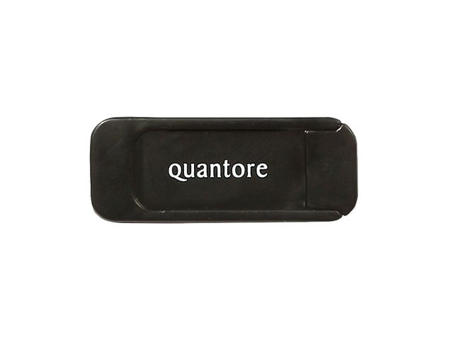 Webcamcover Quantore zwart | PCrandapparatuur.nl