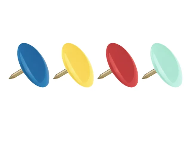 Punaises Maped kleur 100stuks