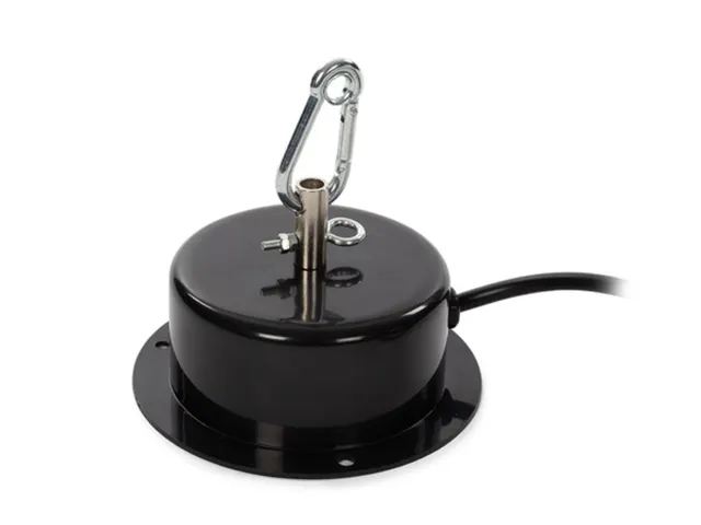 Spiegelbolmotor, 3 RPM, 220-240 V, Zwart