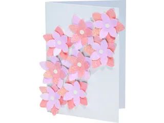 Glitterkarton Folia 50x70cm 300gr 5 vel zilver - 4