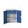 universele kast,HxBxD 1000x800x550mm,1xStalen bodem,2lade(n)