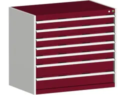 ladekast,HxBxD 900x1050x750mm,7lade(n),lade voor zware lasten