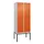 Z-garderobekast,HxBxD 2120x800x500mm,vak B 200/400mm,cil.-slot
