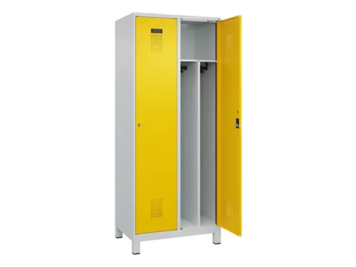 locker voor scheiding van kleding,HxBxD 1950x800x500mm,2vak