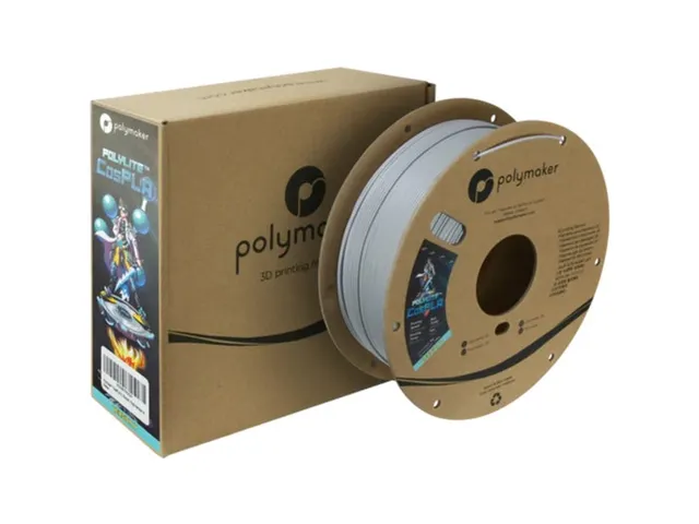 PolyLite CosPLA Version A Easily Sandable grijs/zilver 1kg 3D Filament