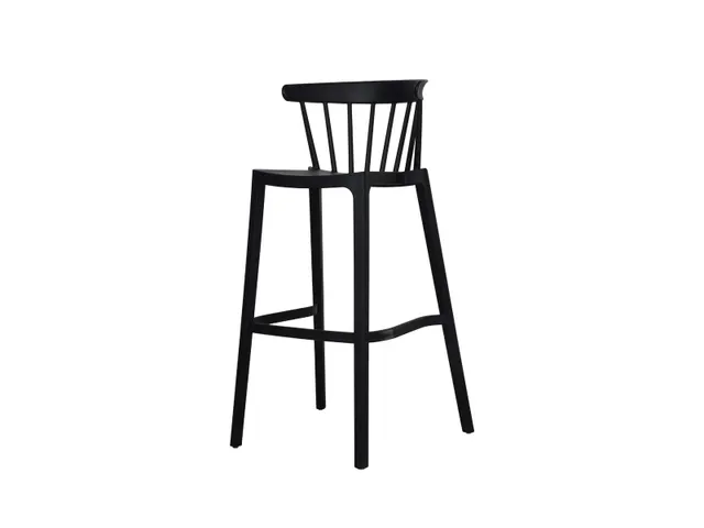 Barkruk Essentials Windson polypropyleen Zwart 770mm zithoogte