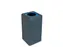 Circulaire Afvalbak BrickBin Paper 65 Liter Grijs Blauw