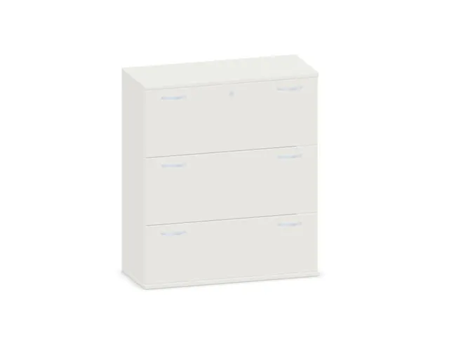 hangmappenkast 1150x1000x430mm 3hangmappenframes Wit