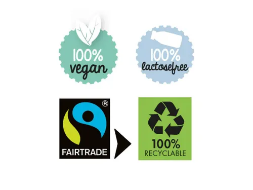 Haverkoek Hoppe Oaties fairtrade koekjesmix 120 stuks