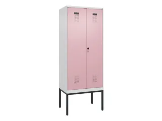 PBM-locker,HxBxD 2120x800x500mm,2vak,vak B 400mm,draaigrendel - 2
