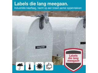 Labeltape Dymo D1 1978365 12mmx3m wit op zwart - 4