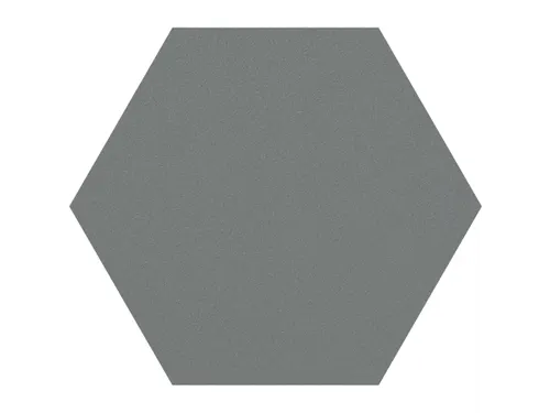 Prikbord Zeshoek Grijs Kleur 2162 Bulletin Paneel Ø 60cm frameloos