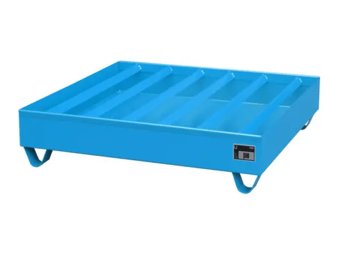 Opvangbak 4x 200l Opvangvol.230l 285x1200x1200mm Profielrooster