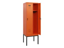 schoollocker,HxBxD 1950x600x500mm,2vak,vak B 300mm,draaigrendel