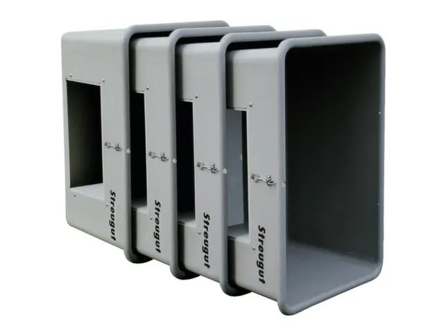 Strooigoedbak Gvk 1500l 1040x1840x1430mm Groen/Oranje