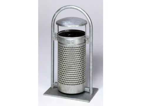 Afvalbak Met Beugel 65 Liter Plaatstaal Verzinkt