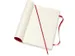 Carnet de notes Moleskine L 130x210mm ligné Soft rouge écarlate